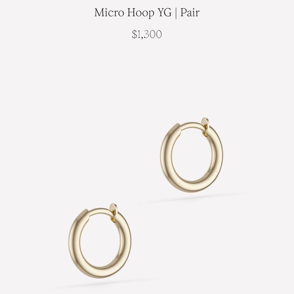 Spinelli Kilcollin Micro Hoop in 18k yellow gold - Picture 1 of 15